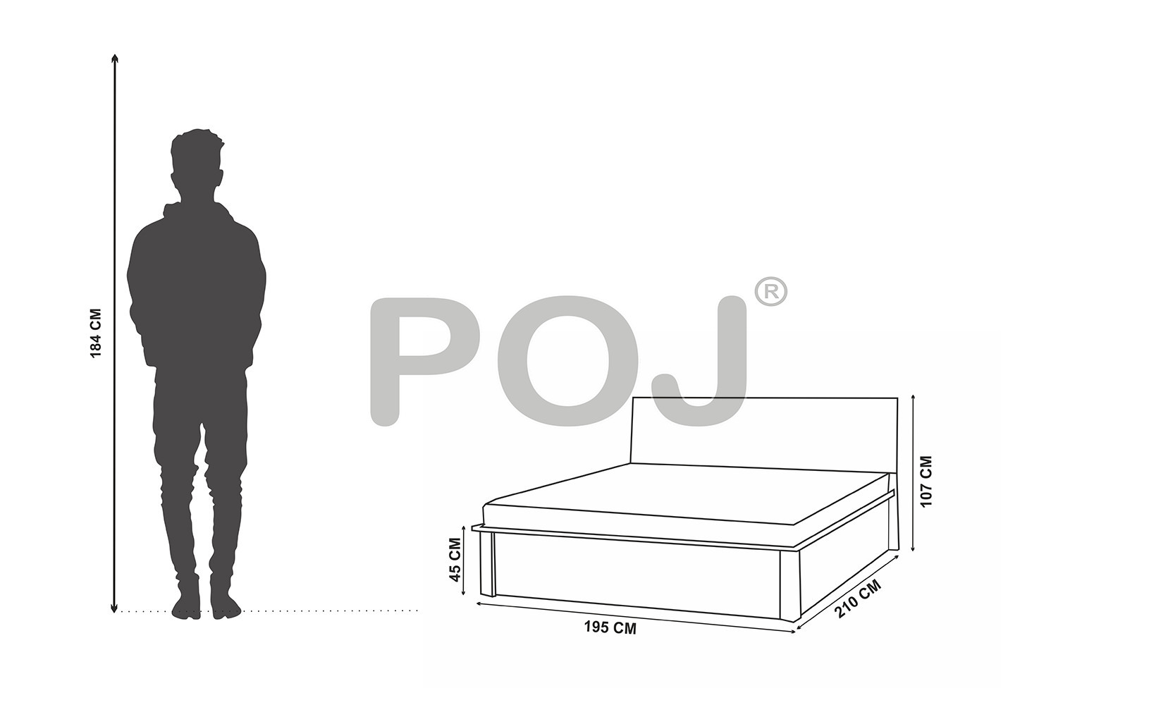 Hypnos King Size Bed Poj Furniture